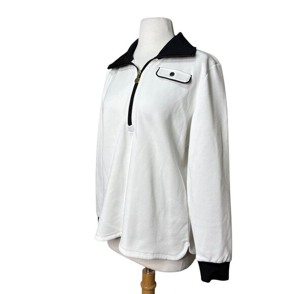 A. Putnam Long Sleeve 1/4 Zip Polo Size Large - Picture 2 of 7